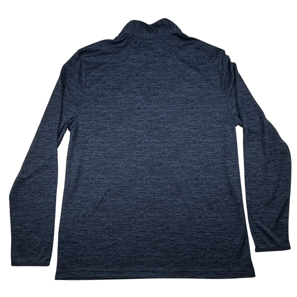 Majestic New York Yankees Cool Base Mens Large Navy Blue Quarter‎ Zip Pullover
